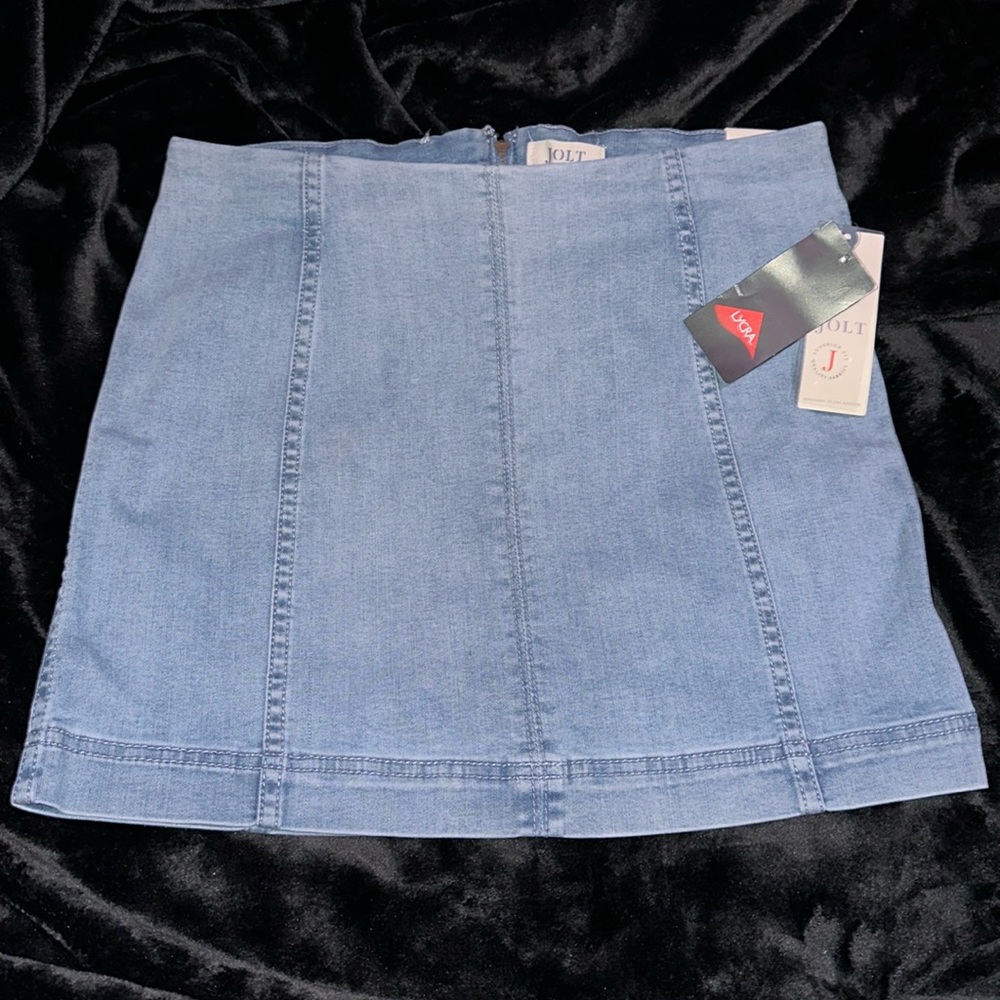 Jolt Jean skirt